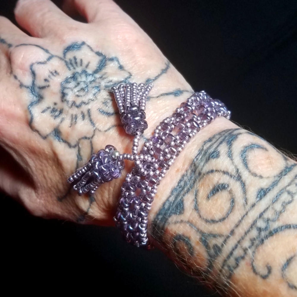 Handmade beaded bracelet